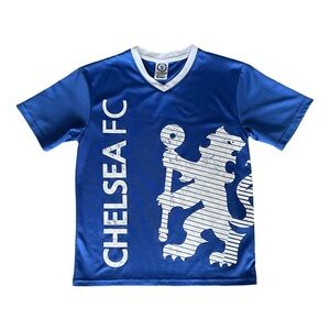 Chelsea FC Youth Medium Blue Soccer Jersey Premier League Fan Shirt YM